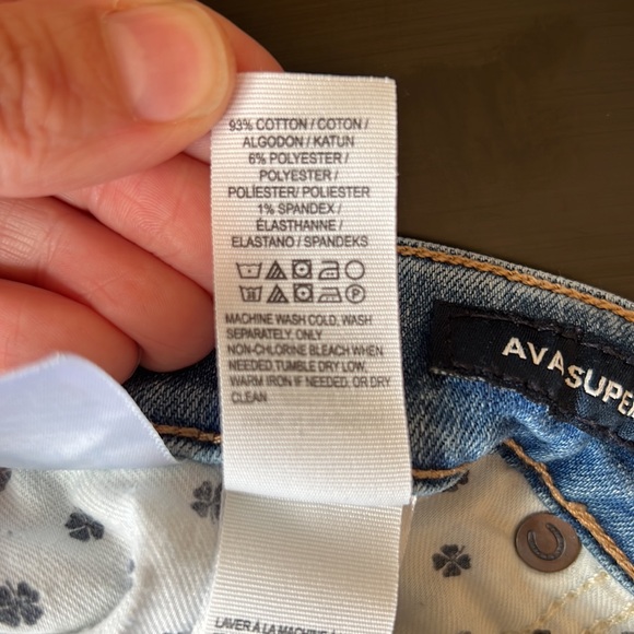 Excellent used condition Lucky Brand Ava super skinny size 27 - Picture 9 of 9